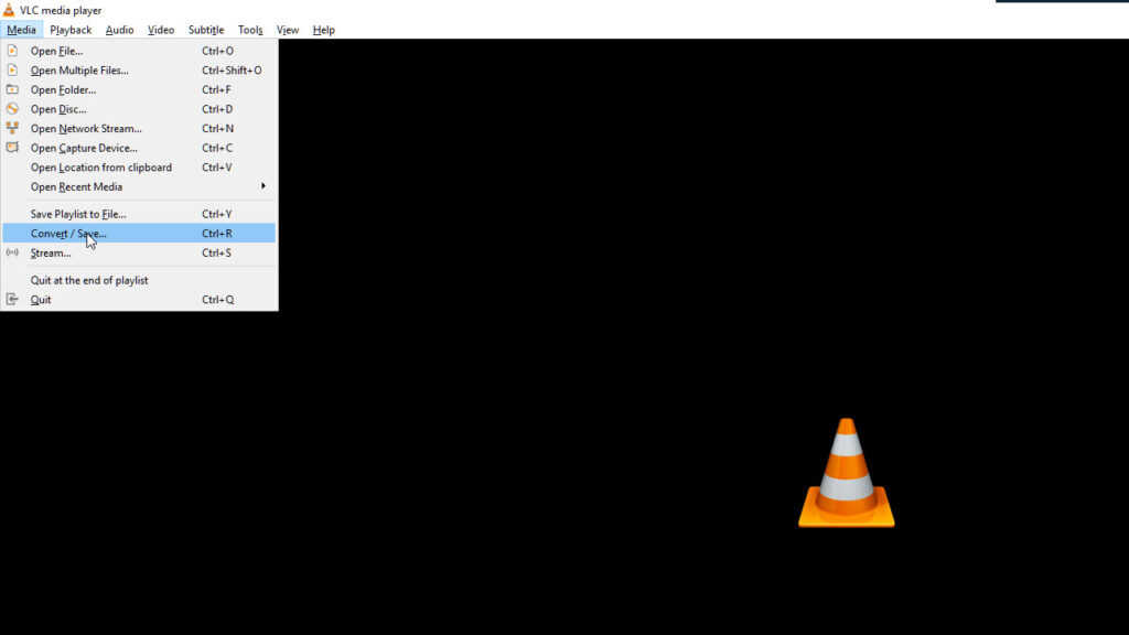 Step 2: Open VLC