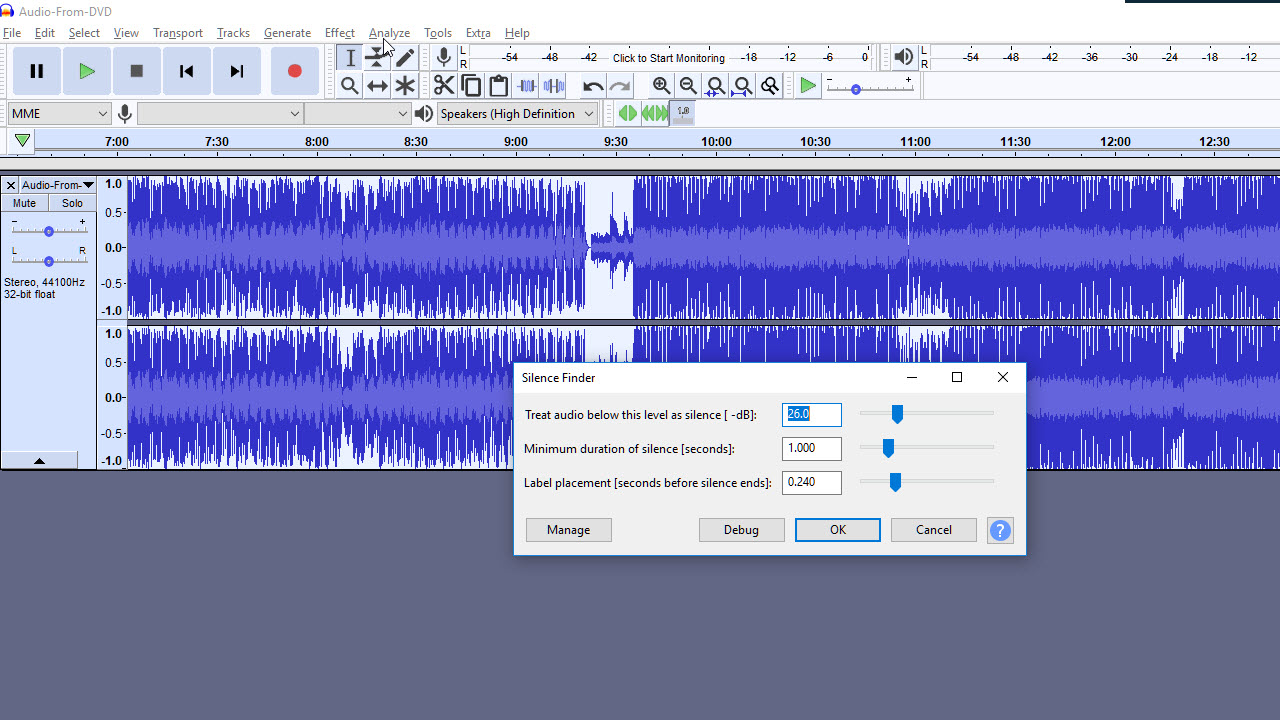 How to Easily Split a Long Audio File into Shorter Audio Files using Audacity WhooshTranscription