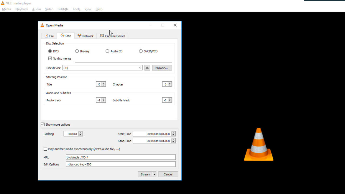 vlc media player extract audio from video